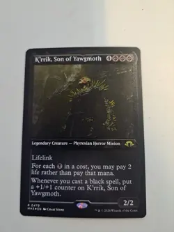 MTG: K'rrik, Son of Yawgmoth (Foil Etched) (LP): Modern Horizons 3 - Image 1