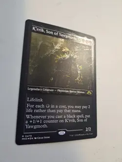 MTG: K'rrik, Son of Yawgmoth (Foil Etched) (LP): Modern Horizons 3 - Image 3