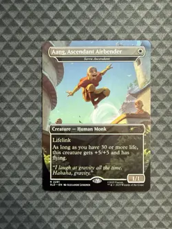 MTG Aang, Ascendant Airbender #2291 Rare Secret Lair Drop Series (SLD) - Image 1