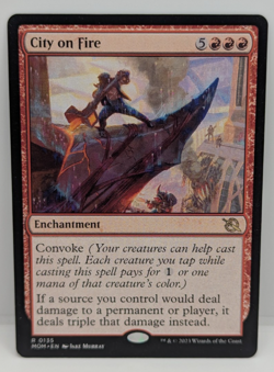 City on Fire March of the Machine Regular NM MTG - Image 1