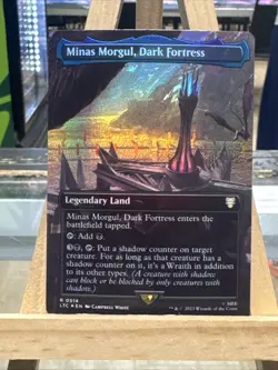 MTG *Minas Morgul, Dark Fortress Foil X1* (NM) Lord of the Rings Commander Magic - Image 1
