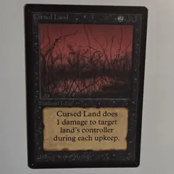 MTG Beta - Cursed Land LP - Image 2