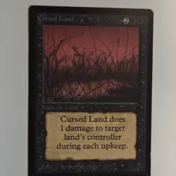 MTG Beta - Cursed Land LP - Image 5