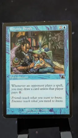 Rhystic Study Prophecy Regular mtg NM - Image 1