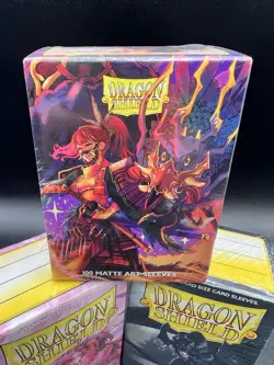 DRAGON SHIELD PROTECTIVE SLEEVES ASSORTED LOT OF 3 - Image 4