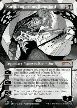 [1x] Sorin, Imperious Bloodlord (1244) - Foil - Borderless Near Mint, English Se - Image 1