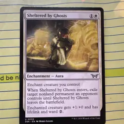 Sheltered by Ghosts - Duskmourn Enchantment White Uncommon Regular - Image 1