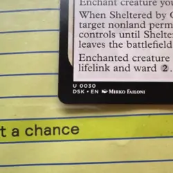 Sheltered by Ghosts - Duskmourn Enchantment White Uncommon Regular - Image 5