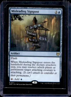 2023 Magic MTG Wilds Of Eldraine Misleading Signpost Commander Decks #0011 - Image 1