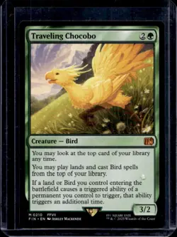 2025 Magic MTG Final Fantasy Traveling Chocobo Rare #0210 - Image 1