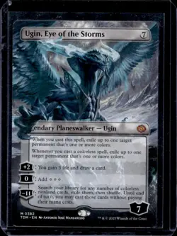 2025 Magic MTG Dragonstorm Ugin Eye of Storms BL Rare #/500 - Image 2