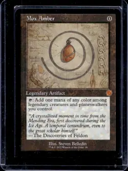 2022 Magic The Gathering MTG Mox Amber Legendary Arifact #98 - Image 1