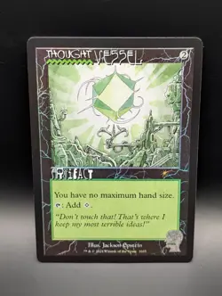 MTG - Thought Vessel - RAINBOW FOIL - Artifact - Brain Dead SLD #1665 - NM - Image 1