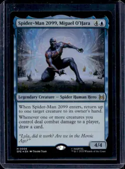 2025 Magic MTG Marvel's Spider-Man 2099 Miguel O'Hara Spider Man Eternal #0008 - Image 1