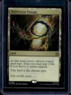 2025 Magic MTG Marvel's Spider-Man Multiversal Passage Foil Rare #0180 - Image 1