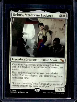 2024 Magic MTG Murders at Karlov Manor Delney, Streetwise Lookout Foil #12 - Image 1
