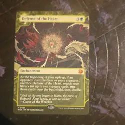 Defense of the Heart Wilds of Eldraine Mythic Green Enchantment Wizards English - Image 1