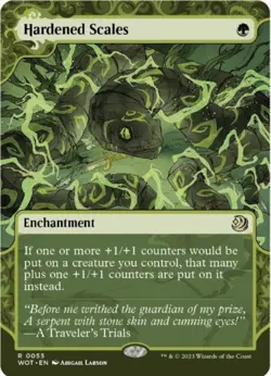Hardened Scales (Regular, #55, NM) Wilds of Eldraine: Enchanting Tales (WOT) - Image 1