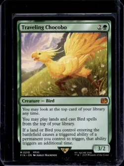 2025 Magic MTG Final Fantasy Traveling Chocobo Rare #0210 - Image 1