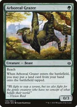 MTG Foil - Arboreal Grazer - 149 / MP / English - Image 1