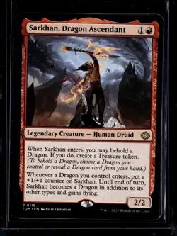 Sarkhan, Dragon Ascendant - 118 - TDM - NM - MTG Magic the Gathering - Image 1