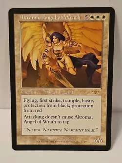 🔮🔮 Akroma, Angel of Wrath 🔮🔮Legions MT/NM 🌟RARE🌟 Magic The Gathering MTG - Image 1
