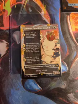 Summon: Good King Mog XII (Borderless) #194 (Foil) NM Final Fantasy Magic MTG !! - Image 1