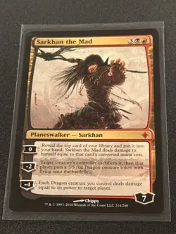 Rise of the Eldrazi Sarkhan the Mad MTG Magic the Gathering NM - Image 1