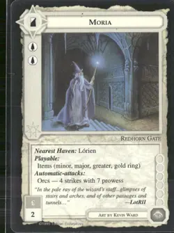 1995 Lord of the Rings Middle Earth CCG Black Border - Moria - Image 1