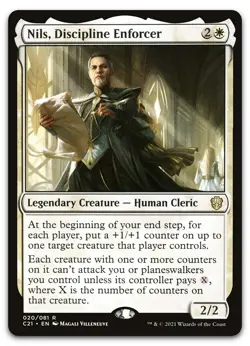 Nils, Discipline Enforcer #20 (NM) Commander 2021 C21 Magic MTG - Image 1