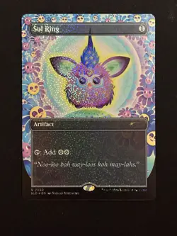 MTG Secret Lair: Furby / Confetti Foil / Sol Ring / Super Scare Drop - Image 3