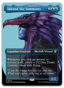 Talrand, Sky Summoner (Borderless) #673 (NM) Commander Masters CMM Magic MTG - Image 1