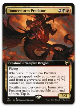 Immersturm Predator (Extended Art) #367 (NM) Kaldheim KHM Magic MTG - Image 1