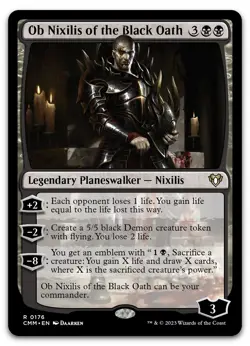 Ob Nixilis of the Black Oath #176 (NM) Commander Masters CMM Magic MTG - Image 1