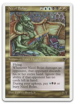 Nicol Bolas (NM) Chronicles CHR Magic MTG - Image 1