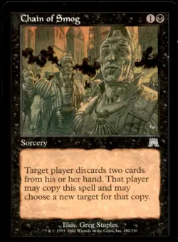 Chain of Smog LP Light Play Onslaught MTG [7961] - Image 1