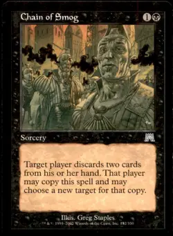 Chain of Smog LP Light Play Onslaught MTG [7963] - Image 1