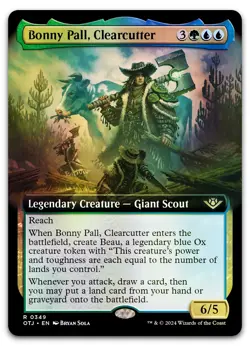 Bonny Pall, Clearcutter (Extended Art) #349 (Foil) LP Thunder Junction Magic MTG - Image 1