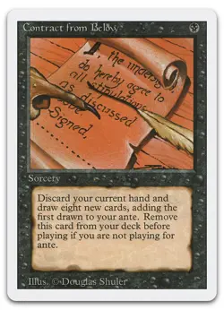 Contract from Below (NM) Revised Edition 3ED Magic MTG - Image 1
