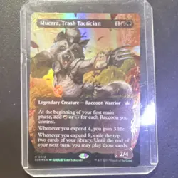 Magic: The Gathering Muerra, Trash Tactician Borderless Foil Rare BLB #0352 - Image 2