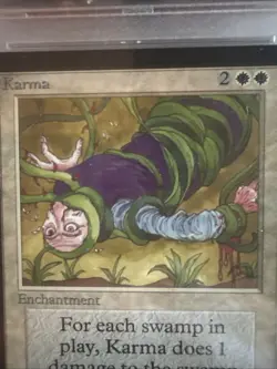 1993 CE MtG Karma Magic: the Gathering PSA 9 WOTC - Image 2