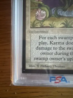 1993 CE MtG Karma Magic: the Gathering PSA 9 WOTC - Image 4