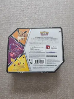 Pokemon TCG Sealed Tin Box V Powers Tin Eevee V (2020, Factory Sealed) - Image 2