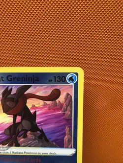 Pokemon TCG Radiant Greninja Astral Radiance 046/189 Holo Radiant Rare NM - Image 3