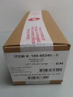 2024 Pokemon Scarlet Violet Twilight Masquerade Factory Sealed Booster Box Case - Image 1