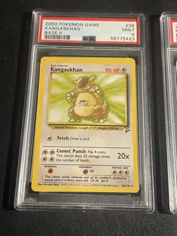 2 2000 Pokemon Kangaskhan Base ll #26 PSA 9-8 - Image 2