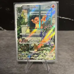 Charmander Pokemon Scarlet Violet Black Star Promo 44 Full Art Holo BSP SV NM - Image 1