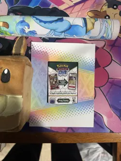 Pokemon TCG Prismatic Evolutions SPC Eevee Playmat, Deck Box, And Sleeves! New! - Image 3