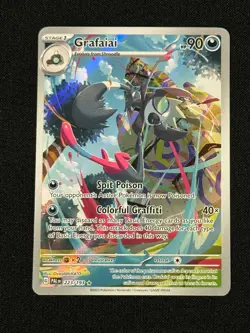 Pokemon TCG Grafaiai 223/193 Illustration Rare Paldea Evolved NM - Image 1