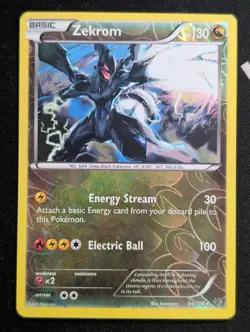 Zekrom 64/108 XY - Roaring Skies Pokemon TCG NM Reverse Holo - Image 1